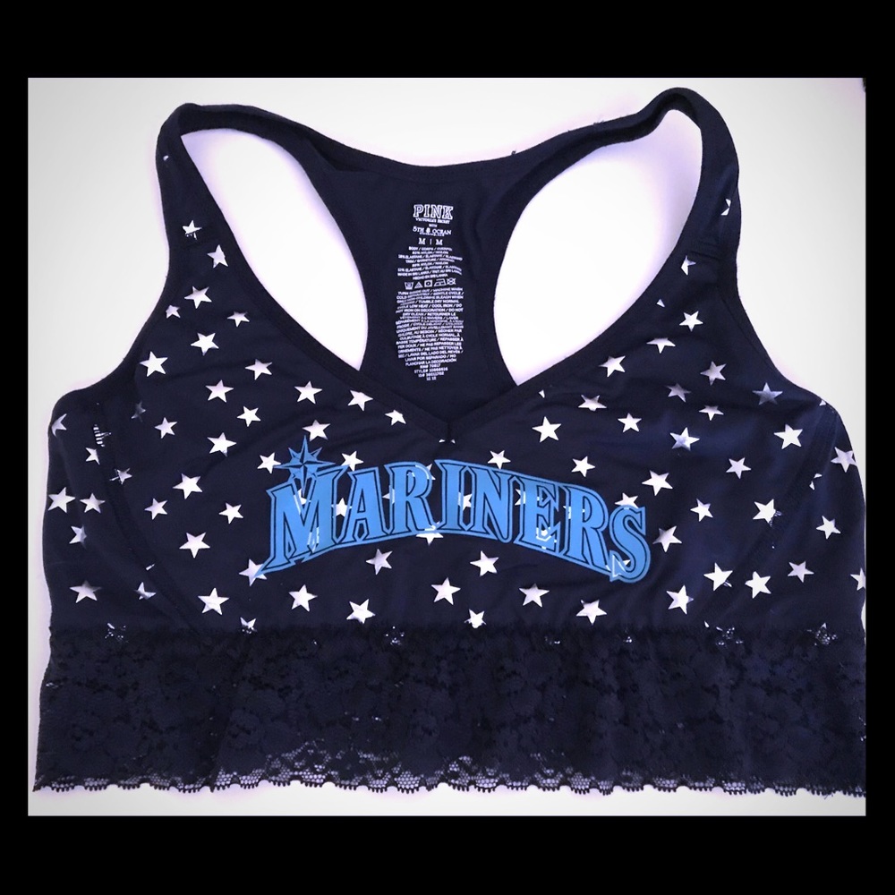 Seattle Mariners Crop Top/Sports Bra